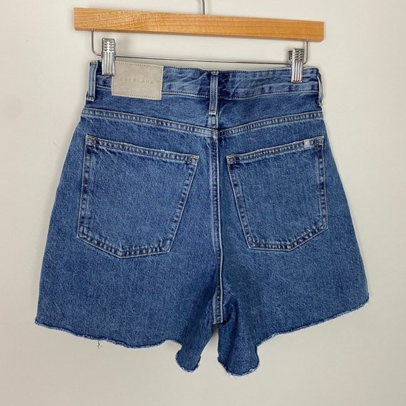 Everlane The A Line Denim Shorts Womens 25 Medium Indigo Blue - Picture 4 of 7